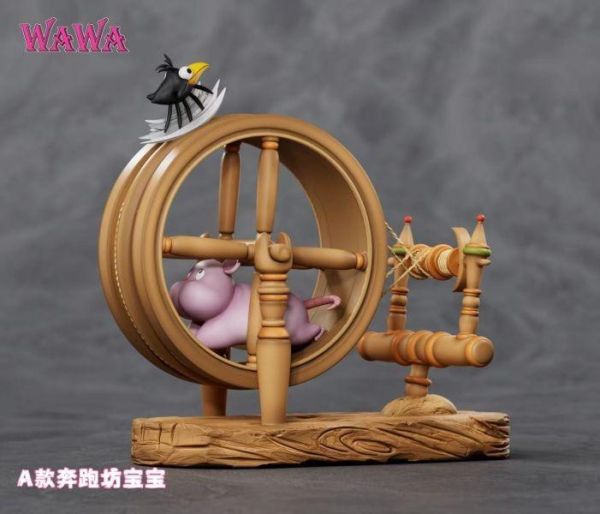【海外現貨】wawa 宮崎駿桌面小擺飾系列 奔跑坊寶寶 
