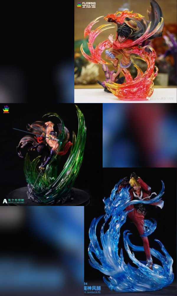 【台灣現貨】【拆擺無損展品】JacksDo 三主力 流櫻路飛/鬼之島索隆/鬼之島覺醒山治 