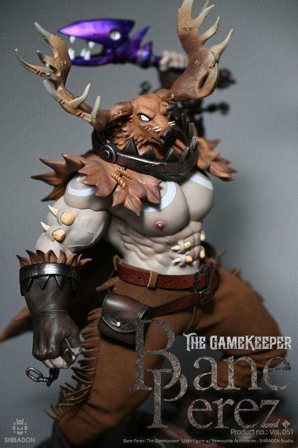 【台灣現貨-R18獸控男恥】柴丼設計 1/6 鹿頭Gamekeeper Bane Perez 遊樂場守衛 