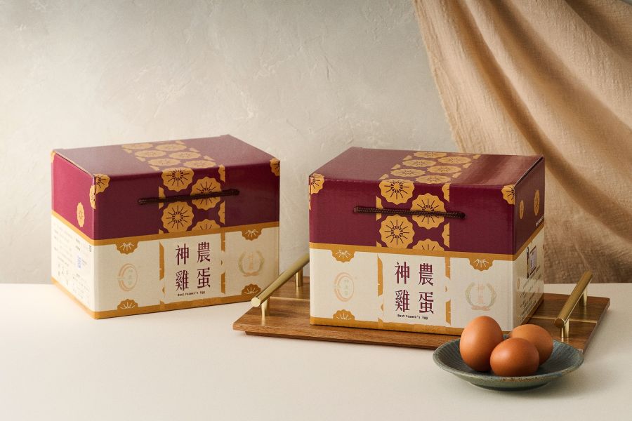 【神農雞蛋】新年限定禮盒裝(宅配4盒一件) 