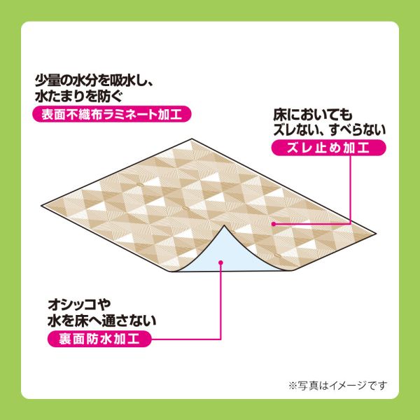 【寵物用防污防水地墊5枚】嬌聯Unicharm 