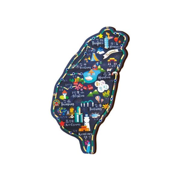 特大島型冰箱貼 木頭客製化禮物,送朋友木製禮物,生活用品刻字訂做,一件也能做木製禮物,不撞禮的客製化禮物