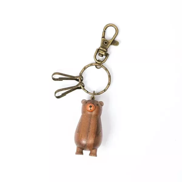 棕熊鑰匙圈 