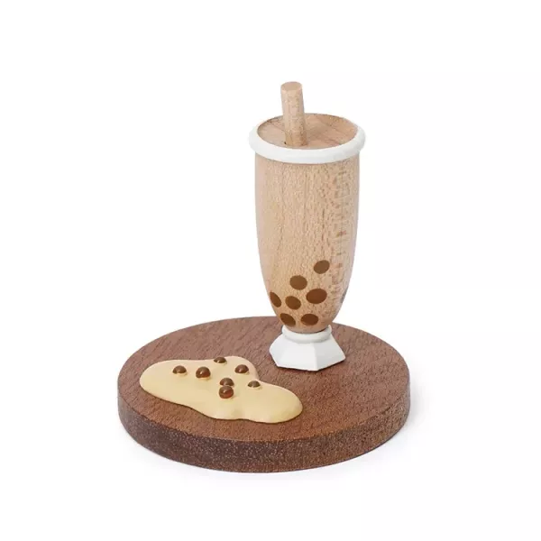 珍珠奶茶木擺飾 