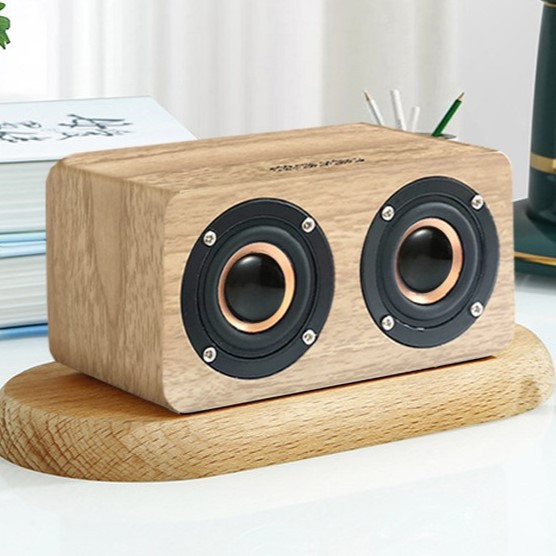 木質迷你音箱 