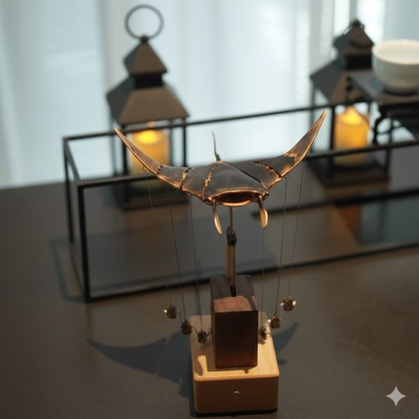 飛翔的魔鬼魚桌面擺飾 