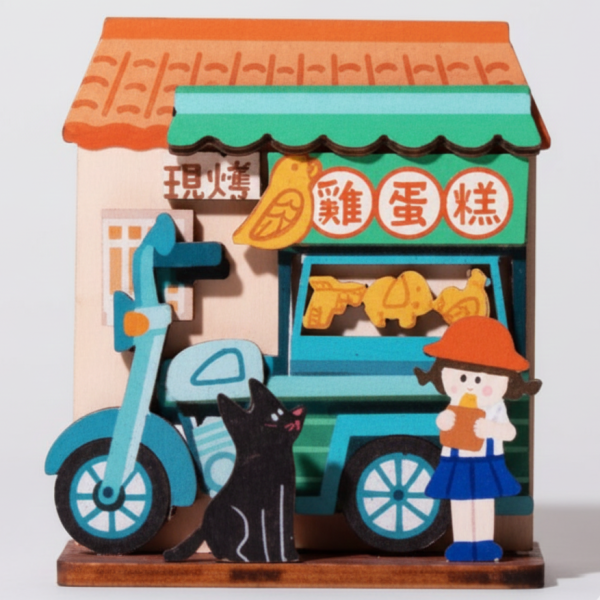 雞蛋糕收納DIY #台味生活#收納 DIY#夏日冰菓室#懷舊柑仔店#古早味雞蛋糕