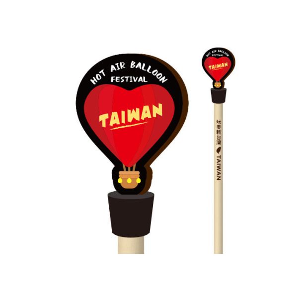 熱氣球造型原木鉛筆 木頭客製化禮物,送朋友木製禮物,生活用品刻字訂做,一件也能做木製禮物,不撞禮的客製化禮物