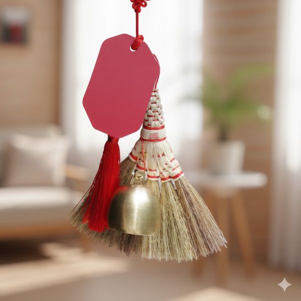 進宅掃把吊飾 