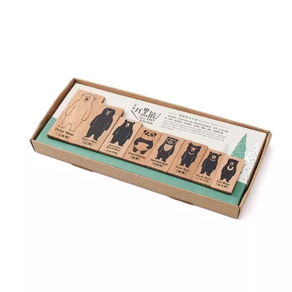 世界八大熊原木印章組 