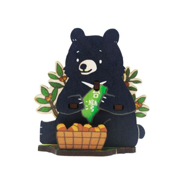 黑熊組合名片座 木頭客製化禮物,送朋友木製禮物,生活用品刻字訂做,一件也能做木製禮物,不撞禮的客製化禮物