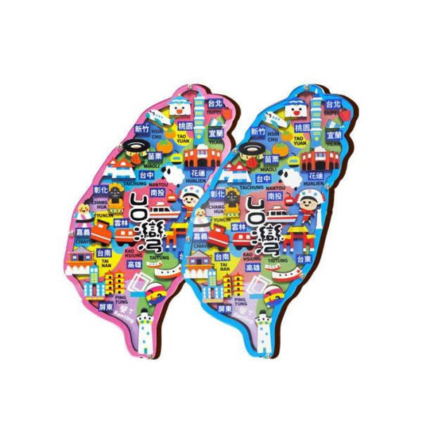 特大島型冰箱貼 木頭客製化禮物,送朋友木製禮物,生活用品刻字訂做,一件也能做木製禮物,不撞禮的客製化禮物