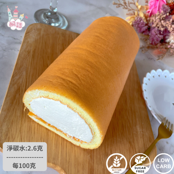 酮話－生乳捲 酮話, 生乳捲, 低醣, 無糖, 糖尿病蛋糕, 無麩質甜點, 無精緻糖, 血糖控制, 低醣點心, 健康甜點