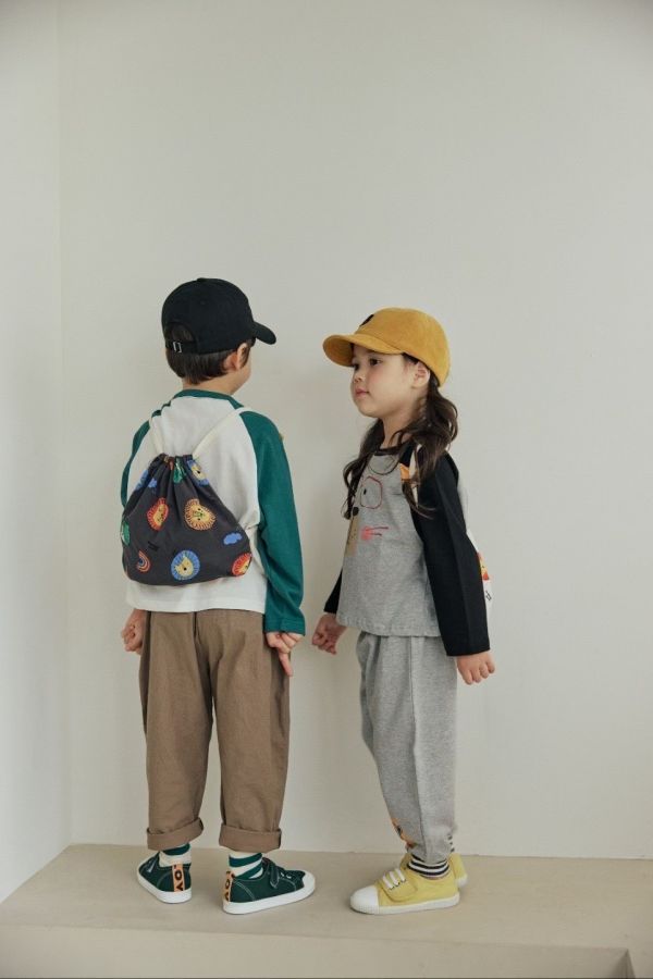 Orange mom/熊熊眼鏡長袖上衣/2色 Orange mom/熊熊眼鏡長袖上衣/正韓童裝