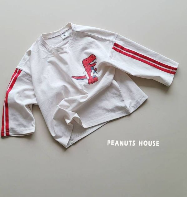 Peanuts house 花生家/長袖上衣/恐龍/美式風 Peanuts house 花生家/長袖上衣/恐龍/美式風/正韓童裝/秋裝