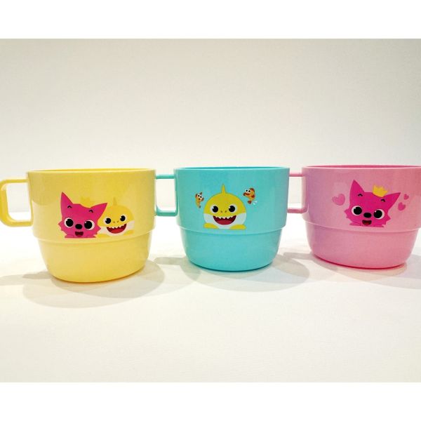 Baby shark鯊魚寶寶/碰碰狐/水杯/兒童漱口杯/手把水杯/學習杯/三件組 Baby shark鯊魚寶寶/碰碰狐/水杯/兒童漱口杯/手把水杯/學習杯