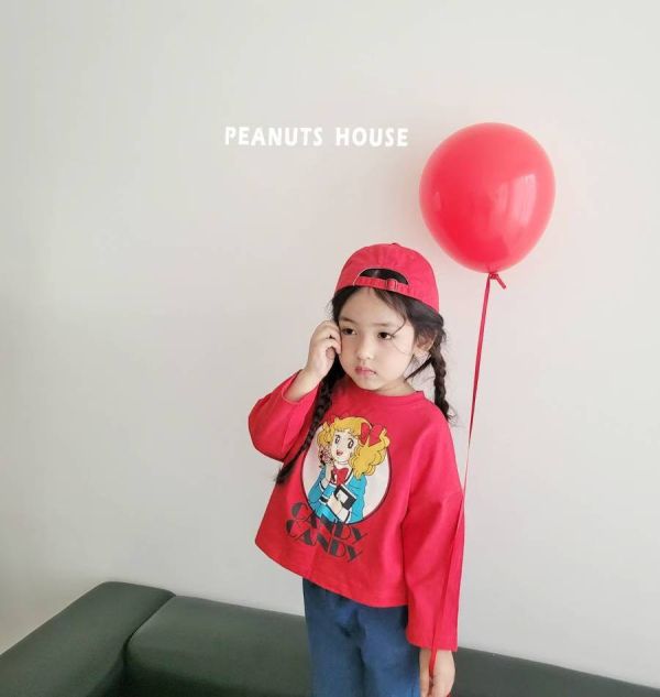 Peanuts house 花生家/長袖上衣/小甜甜 Peanuts house 花生家/長袖上衣/小甜甜/正韓童裝/秋裝