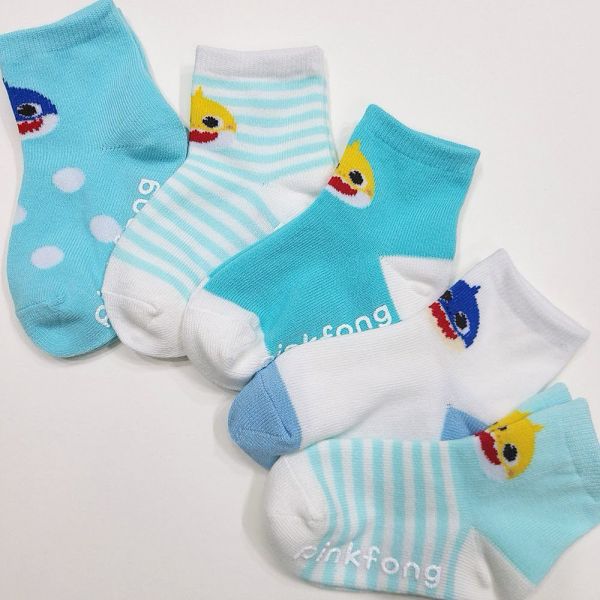 鯊魚寶寶/BABYSHARK/兒童短襪/襪子/兒童襪/腳踝襪/短襪/現貨 鯊魚寶寶/BABYSHARK/兒童短襪/襪子/兒童襪/腳踝襪/短襪/秋冬