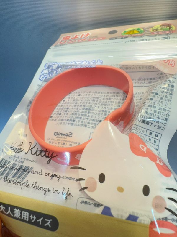 日本【現貨】三麗鷗/hello kitty/美樂蒂/My melody/防蚊手環/戶外活動 日本三麗鷗/hello kitty/美樂蒂/My melody/防蚊手環/戶外活動