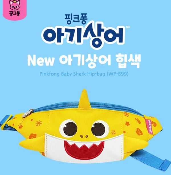 baby shark腰包/側背包 小鯊魚/鯊魚爸爸/碰碰狐/側背包/腰包