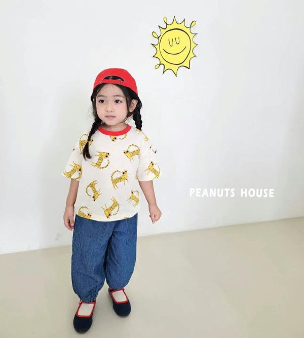Peanuts house 花生家/2025夏/短袖上衣豹豹 Peanuts house 花生家/正韓童裝/短袖上衣豹豹