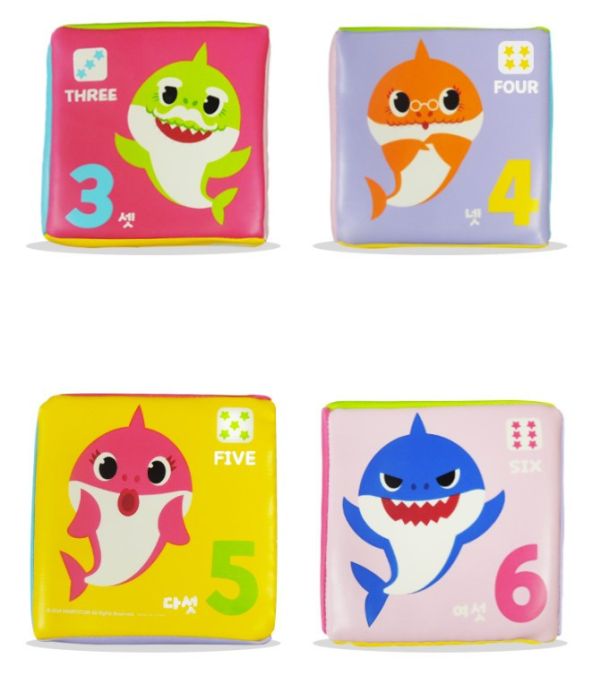Babyshark/碰碰狐/球和骰子 鯊魚寶寶骰子球/拋接球/baby shark