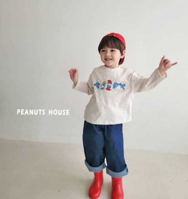 Peanuts house 花生家/上衣長袖/小精靈 Peanuts house 花生家/上衣長袖/小精靈/正韓童裝/秋裝