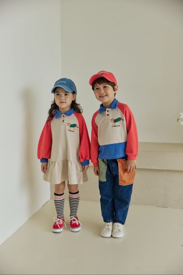 orange mom/男孩POLO衫/女孩POLO衫裙 orange mom/男孩POLO衫/女孩POLO衫裙/正韓童裝