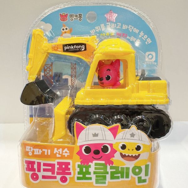 Pinkfong 重型工地車/挖土機/水泥攪拌車/砂石車 碰碰狐/鯊魚寶寶的工具車/砂石車/挖土機/水泥攪拌車