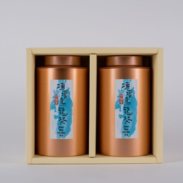 【茶葉禮盒】醇厚凍頂烏龍茶(150gｘ2罐裝/盒) 