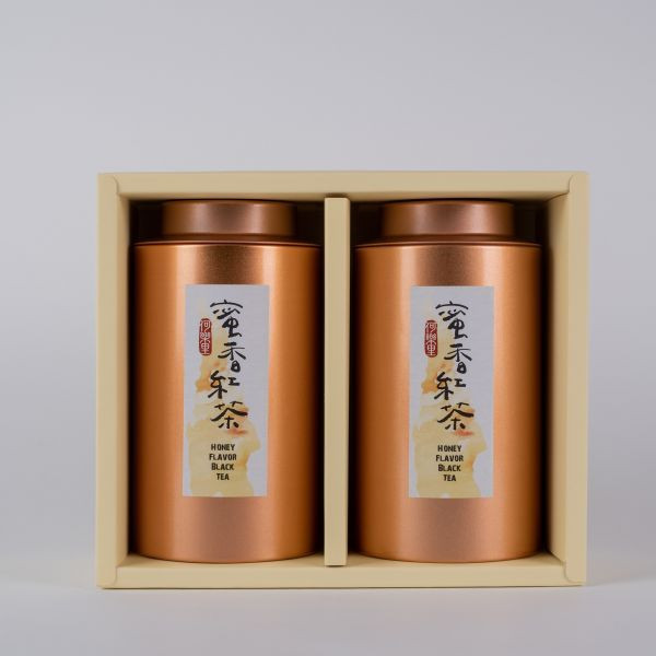 【茶葉禮盒】嚴選蜜香紅茶(75gｘ2罐裝/盒) 