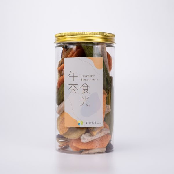 【茶食禮盒】精選阿薩姆紅茶75g＋綜合蔬菜脆片(2罐裝/盒) 