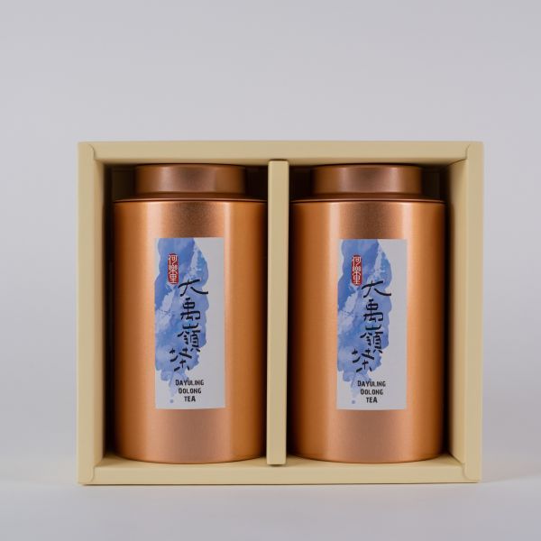 【茶葉禮盒】頂級大禹嶺茶(150gｘ2罐裝/盒) 