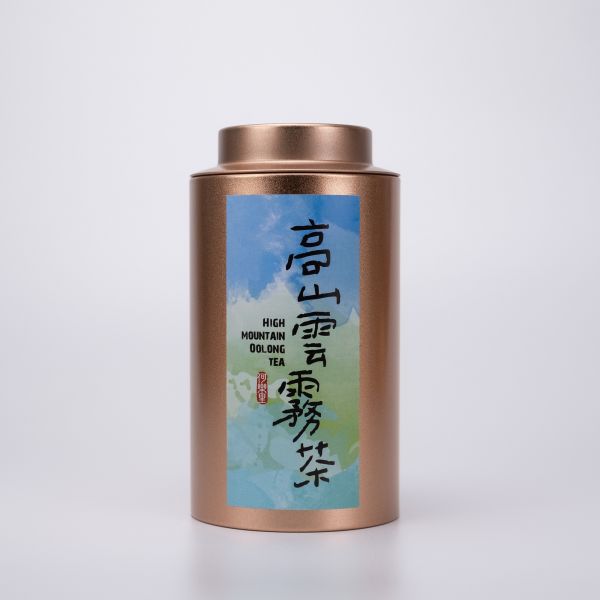 【茶食禮盒】甘醇高山雲霧茶150g＋綜合水果脆片(2罐裝/盒) 