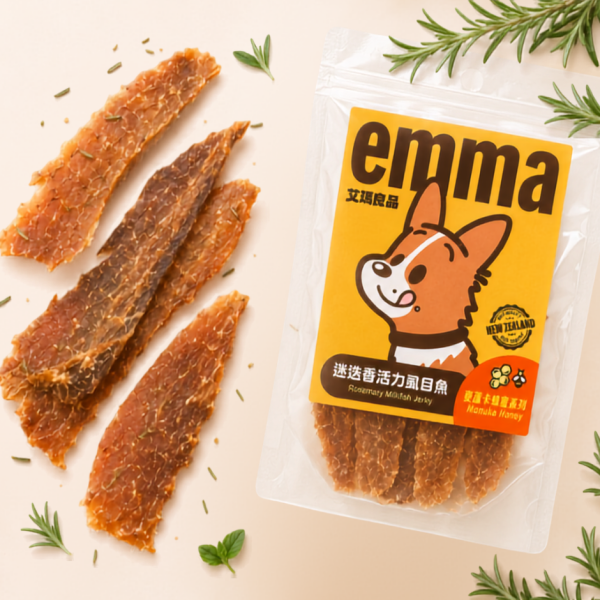 艾瑪良品【迷迭香活力虱目魚】麥蘆卡蜂蜜手工零食 