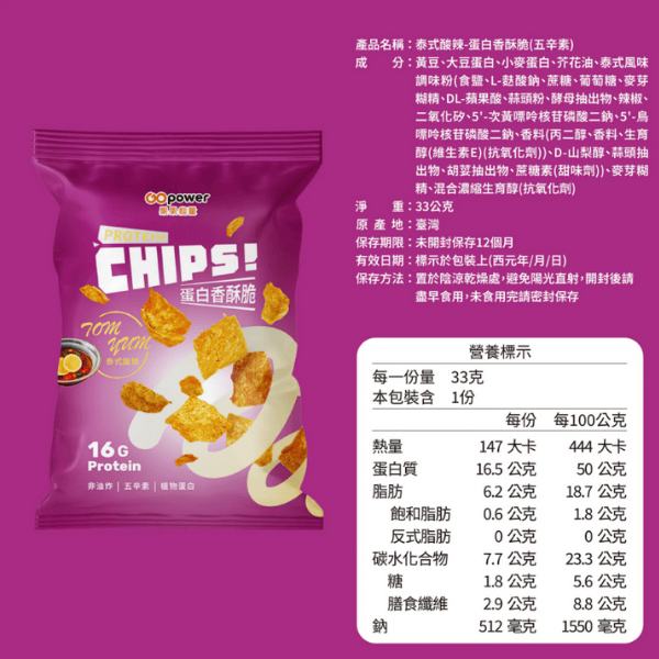 蛋白香酥脆｜GOPower 