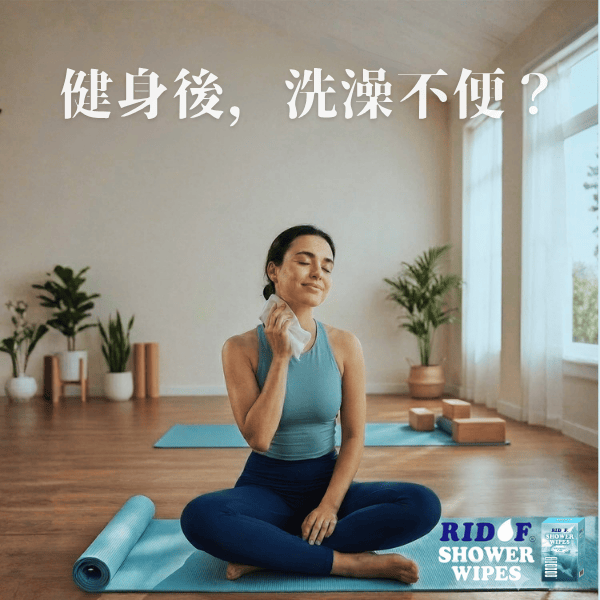 涼感沐浴濕巾 Shower Wipes｜RIDOF® 用久體適能,YongGu,RIDOF®,
沐浴濕巾,涼感濕紙巾,無酒精紙巾,乾洗澡