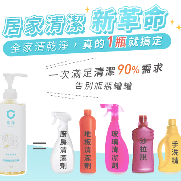 濃縮家事皂｜Clean² 