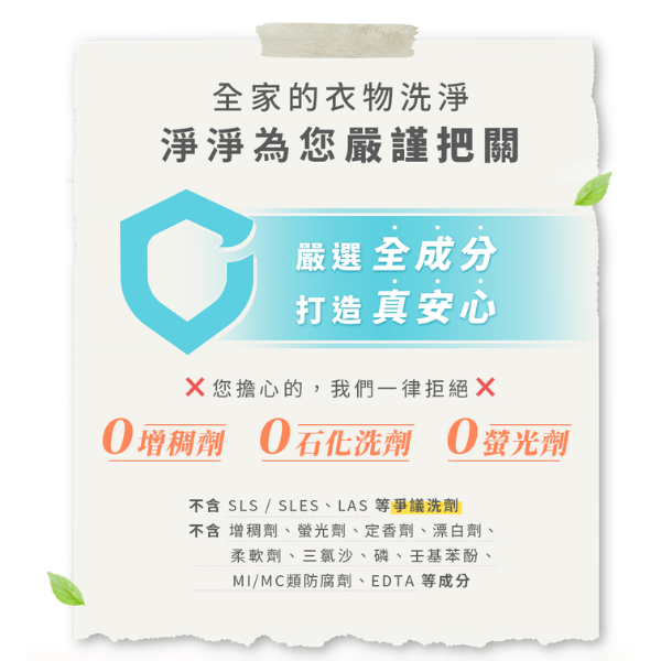 ▍贈品 ▍真 ‧ 濃縮洗衣精 體驗包2入｜Clean² 