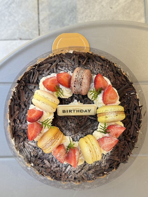 黑森林馬卡龍(原味蛋糕體) 