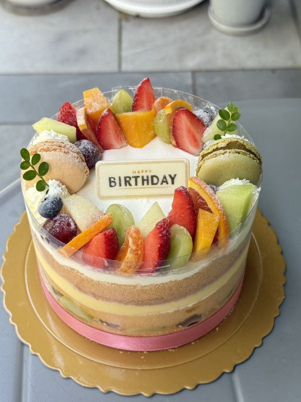 甜蜜水果裸蛋糕(原味蛋糕體) 