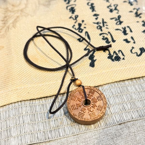 老山檀香藝品｜山鬼花錢 吊飾 掛飾 項鍊 車掛 道家法寶 避邪擋煞 
