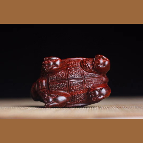 小葉紫檀藝品｜龍龜 手把件 有附吊繩 招財 把玩 文玩 避邪 擋煞 