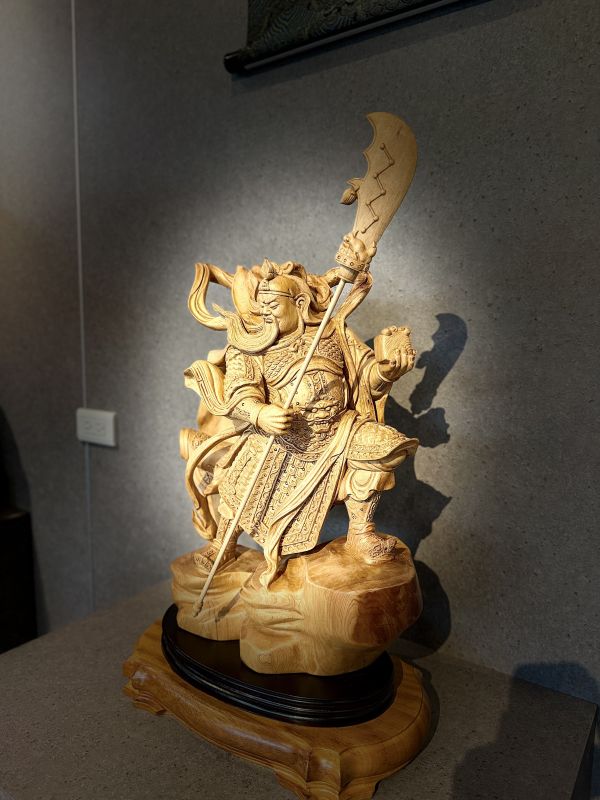 木藏室空間｜台灣黃檜扁柏 武聖關公 侯明榮 初九老師 