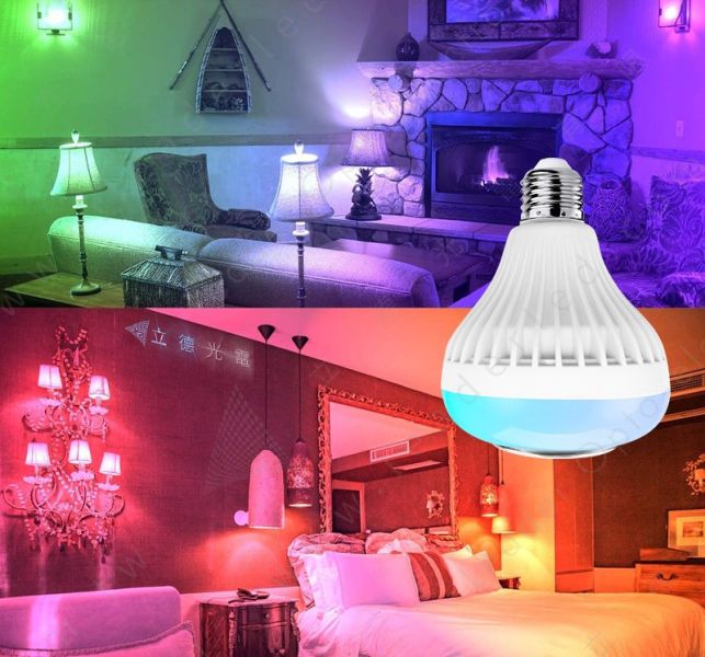 音樂球燈泡 LED七彩變色燈泡 遙控調光 外磁喇叭 附遙控器 智能遙控 炫彩燈光 