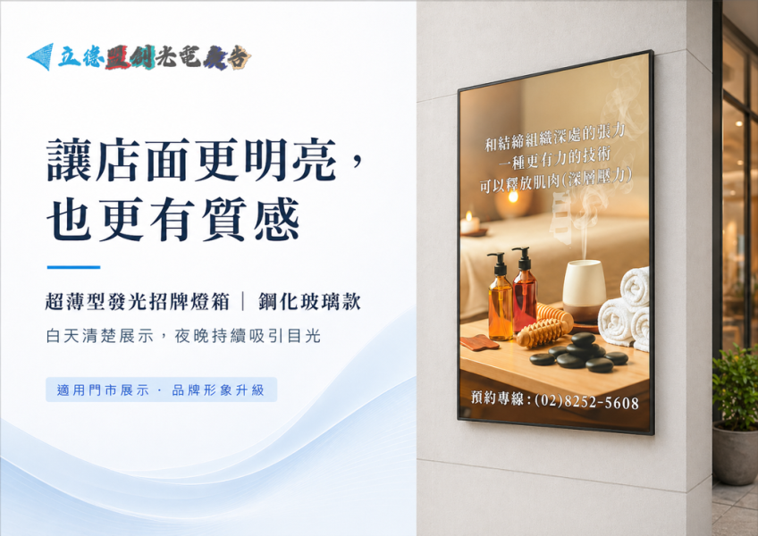 【立德盟創】台灣出貨 LED超薄發光燈箱 發光招牌 廣告燈箱 菜單招牌 廣告燈箱 LED燈箱/招牌 展示架 抽換燈片(可懸掛 加購鐵架 水晶質感鏡面) 發光LED燈箱,招牌燈箱,磁吸燈箱,吧臺展示牌,A4桌上型招牌,櫃台招牌,超薄燈箱,廣告燈箱
