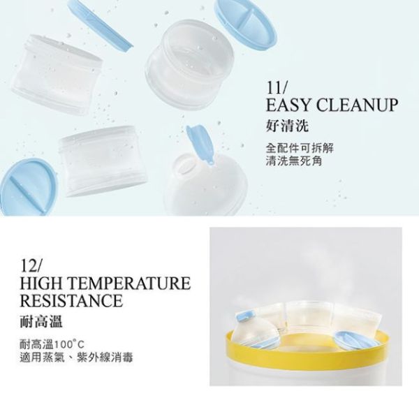 小獅王 滑溜溜專利奶粉盒 