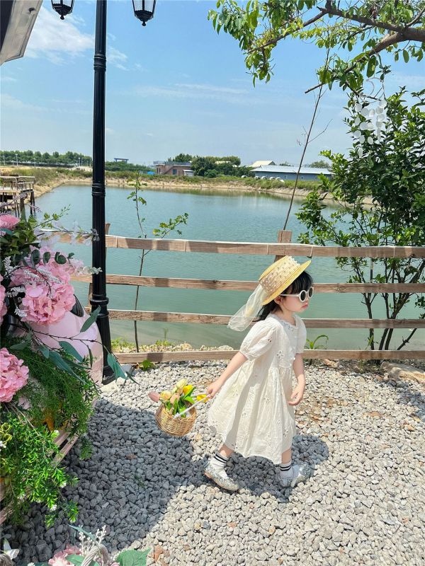 韓國童裝炸街親子裝連衣裙 