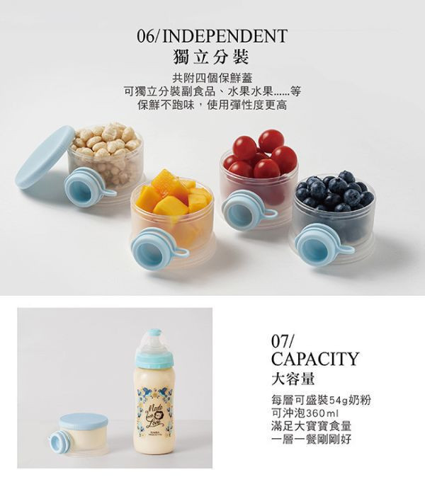 小獅王 溜滑梯專利衛生奶粉盒 