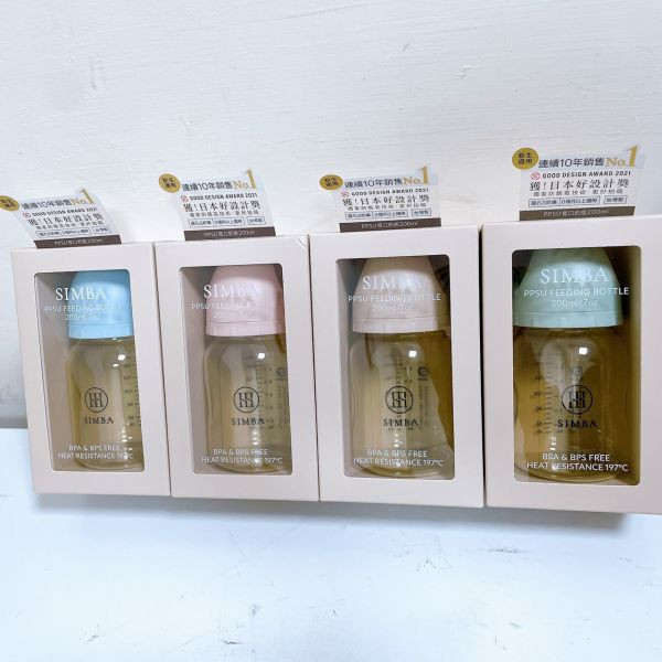小獅王辛巴 蘊蜜鉑金PPSU寬口防脹氣奶瓶200ml-新生適用 